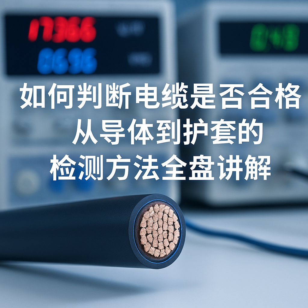 怎样判断电缆是否及格？？？？？？？？从导体到护套的检测要领通盘解说
