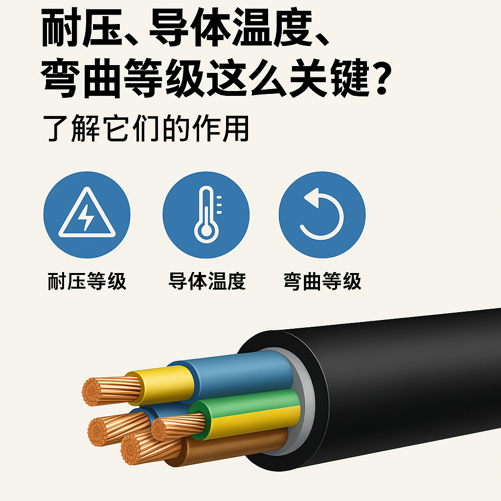 为什么充电电缆的耐压、导体温度、弯曲品级这么要害？？？？？？？？相识它们的作用
